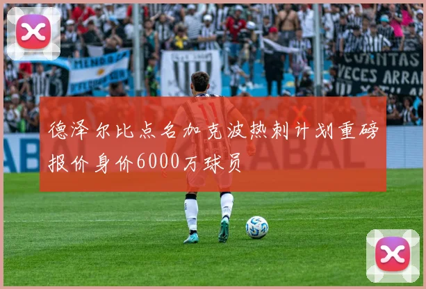 德泽尔比点名加克波热刺计划重磅报价身价6000万球员